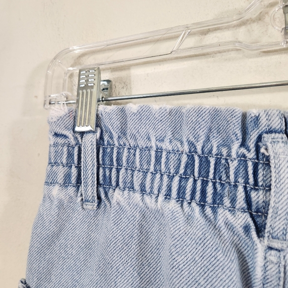 Zara Paper bag jean shorts - Picture 5 of 8